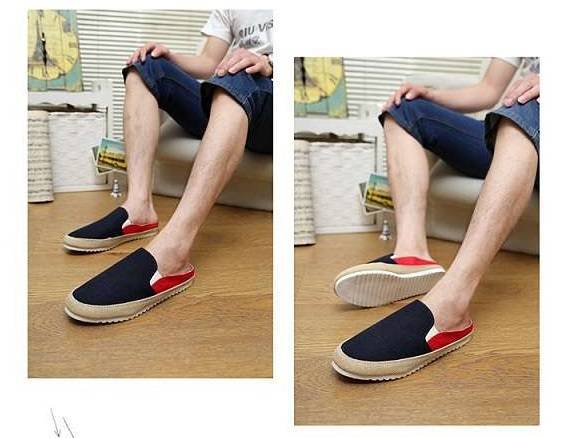 Mẫu Giày Lười Denim Nam Nhiều Màu Năng Động HOT 2024