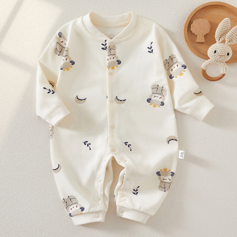 Áo liền quần cotton trơn trẻ em thoáng mát dễ thương mua bán sỉ lẻ order quảng châu