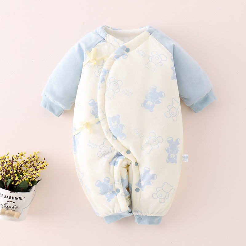 Áo liền quần cotton trơn trẻ em thoáng mát dễ thương mua bán sỉ lẻ order quảng châu