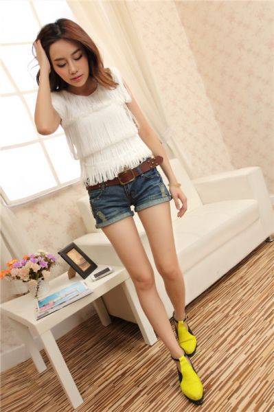 Mẫu Quần Short Jean Nữ Rách Thời Trang Cá Tính HOT 2024