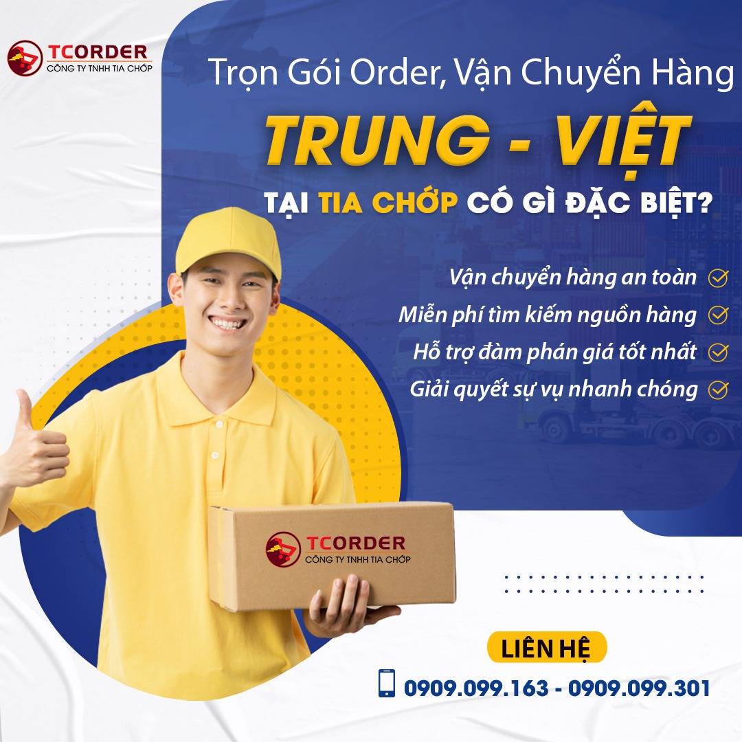 TCORDER - Trọn gói order và vận chuyển hàng từ Trung Quốc về Việt Nam