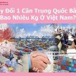 Quy Đổi 1 Cân Trung Quốc Bằng Bao Nhiêu Kg Ở Việt Nam? 25