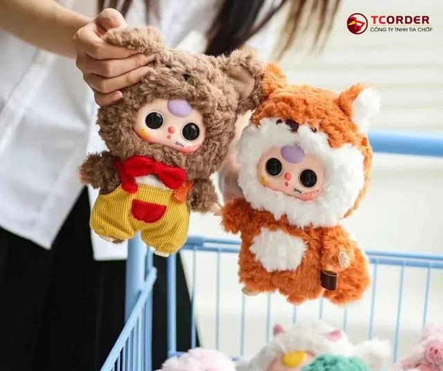 Baby Three Big Cute Plush Pendant Blind Boxes