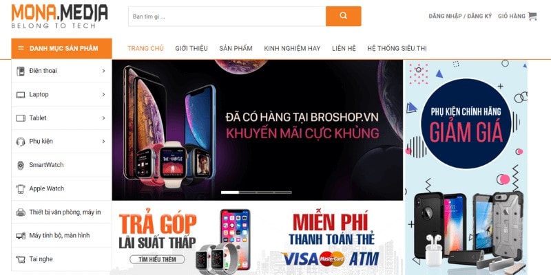 Lập website bán hàng đồ điện tử cũng là một trong những chiến lược marketing hiệu quả thời đại 4.0