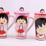 Ly Cà Phê Sứ Lớn Chibi Maruko Dễ Thương Đáng Yêu 31